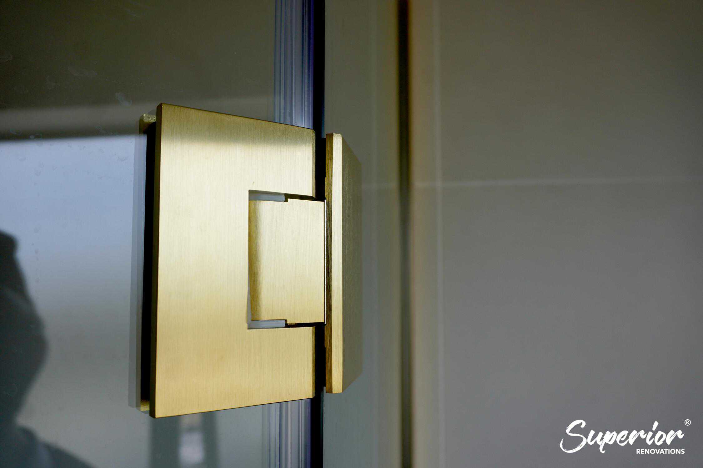 DSC04959 Classic Contemporary Bathroom renovation with Gold and Wooden finishes in Massey