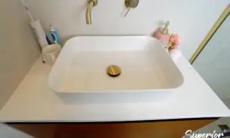 DSC04990-333x200 Classic Contemporary Bathroom renovation with Gold and Wooden finishes in Massey