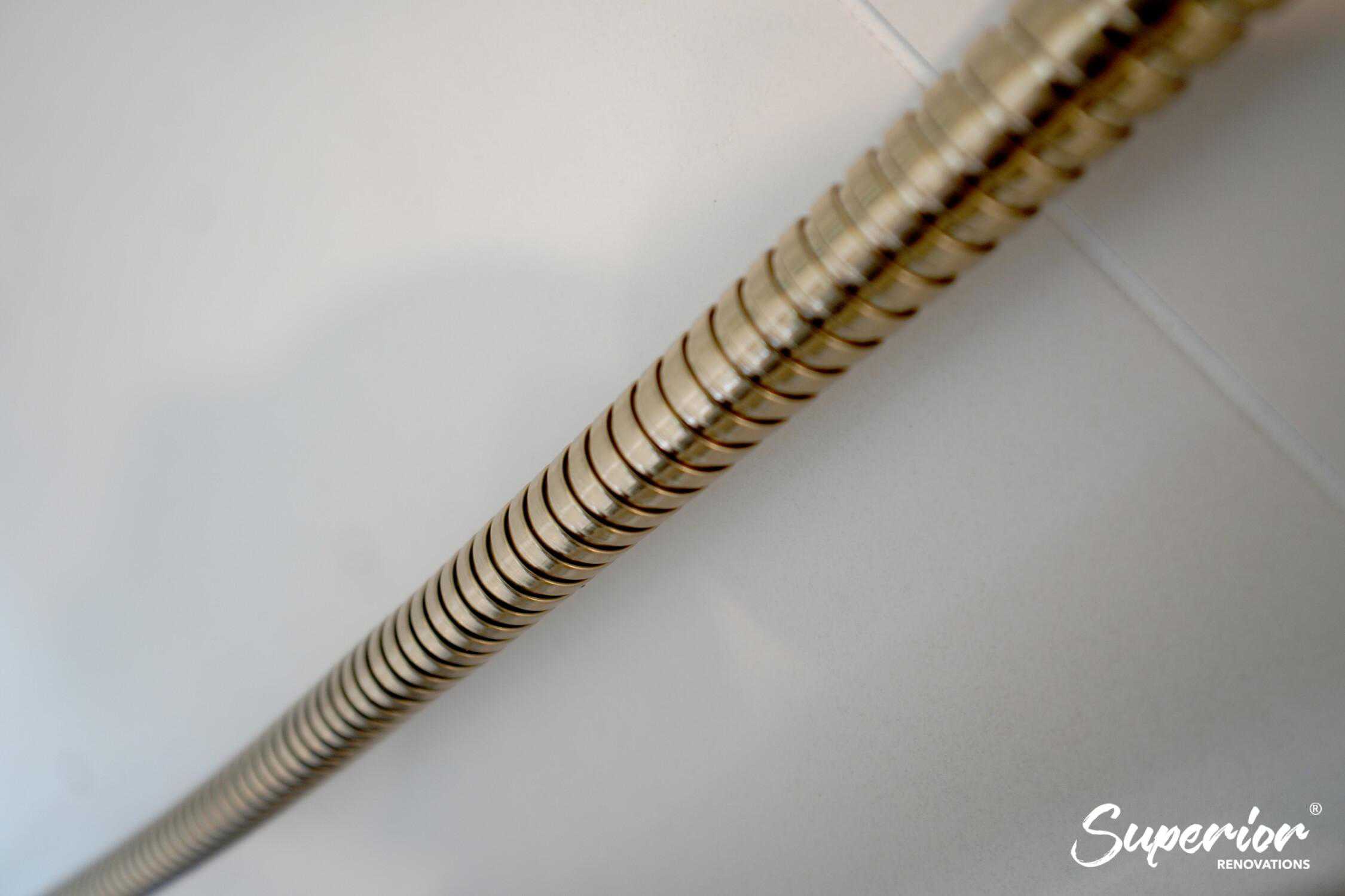 DSC05030 Classic Contemporary Bathroom renovation with Gold and Wooden finishes in Massey