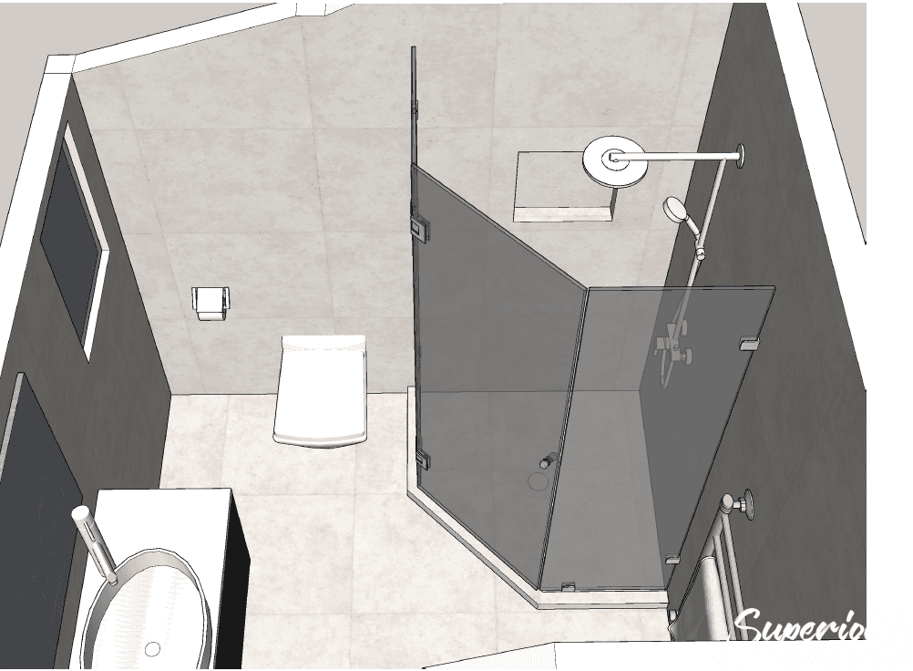 First-floor-ensuite-5 Bathroom Renovations with a Classic Modern Design in Forest Hill, Auckland