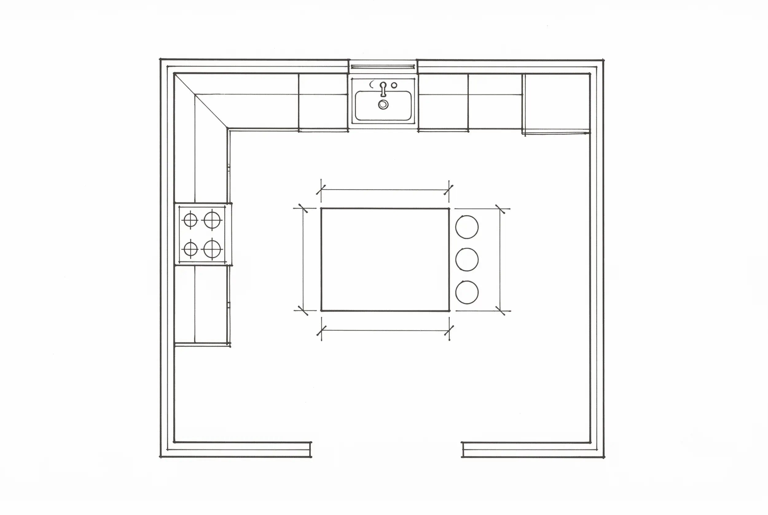 an island kitchen Superior Renovations - Superior Renovations