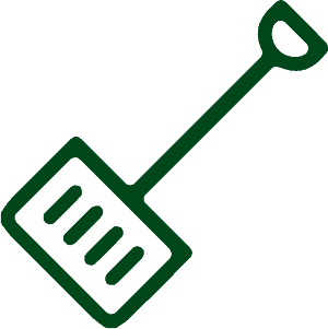 shovel icon | supreme lawn & landscaping | st. cloud mn | central mn