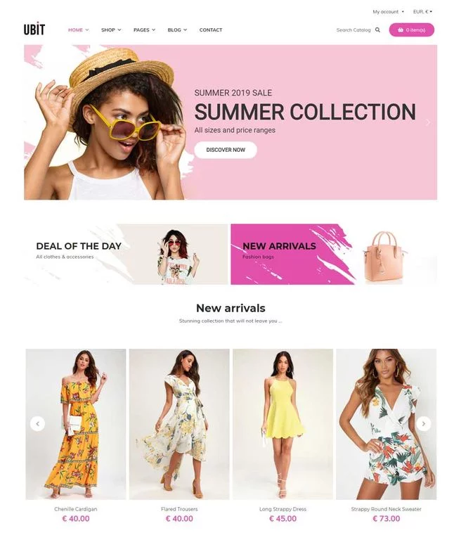 exemplu creare site moda haine fashion 1