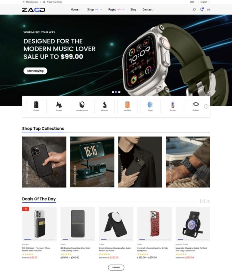 exemplul 2 magazin online gadgets