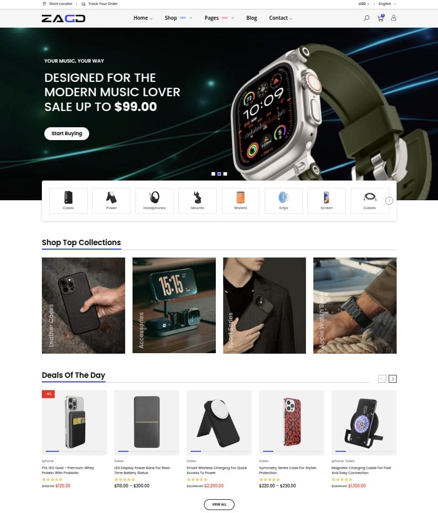 exemplul 2 magazin online gadgets