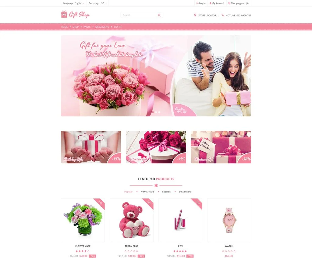 exemplu 6 magazin online cadouri