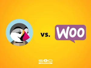 prestashop logo vs woocommerce logo