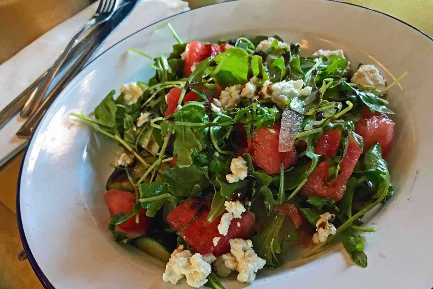 watermelon and feta salad