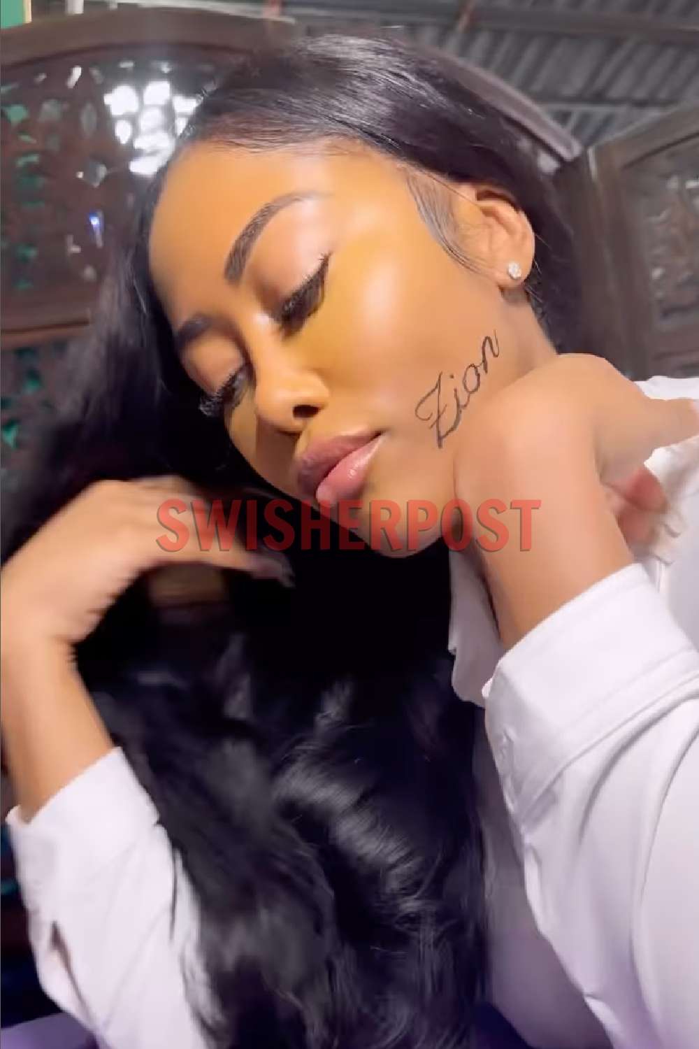 moriah mills Zion face tattoo