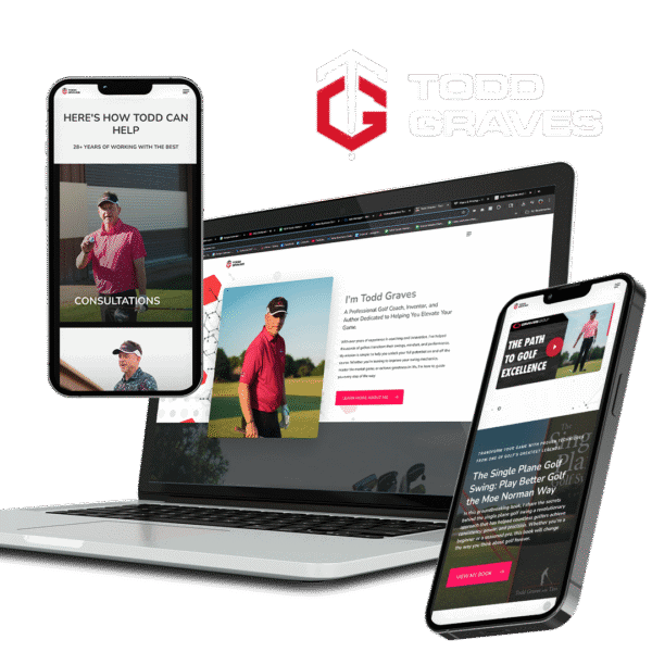 Syslo ventures digital marketing and consulting services showcasing Todd Graves' professional branding on smartphones and laptop SEO optimized for business growth and online presence.