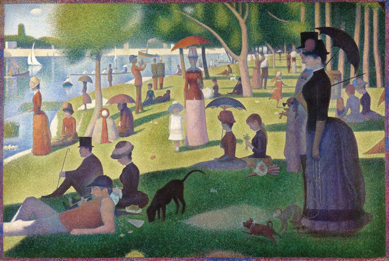 NÉZZÜK EGYÜTT GEORGES SEURAT KÉPEIT!
