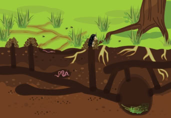 AKIK A FÖLD ALATT LAKNAK