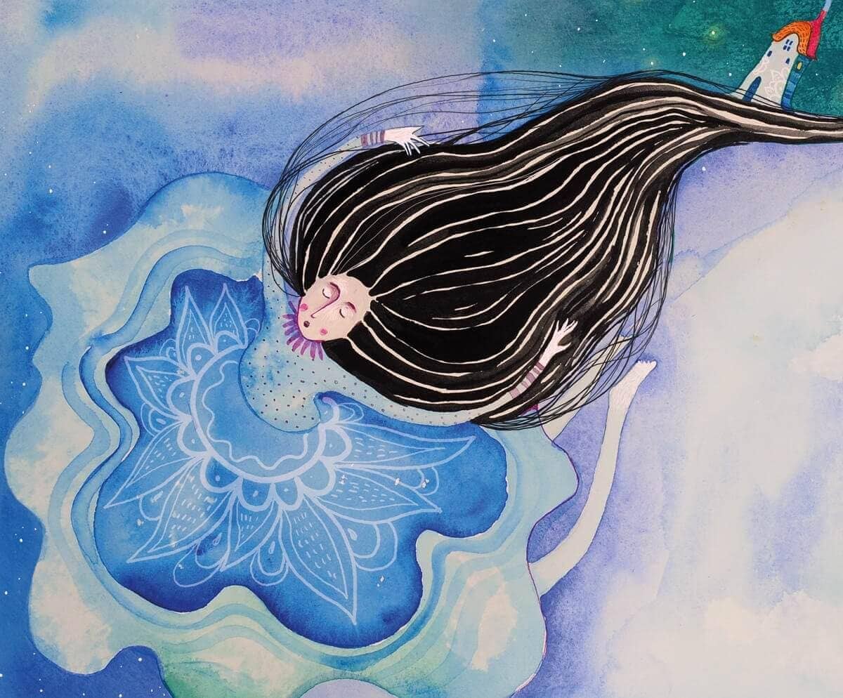 A HOLD ÉS A SZÉP ÉGTORNÁSZNŐ