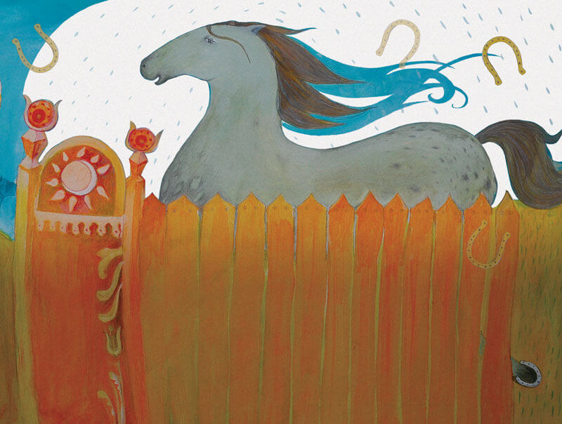 A SZÜRKE LÓ PATKÓJA