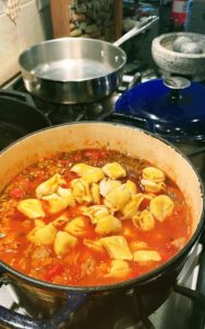 Italian Sausage & Tortellini Soup