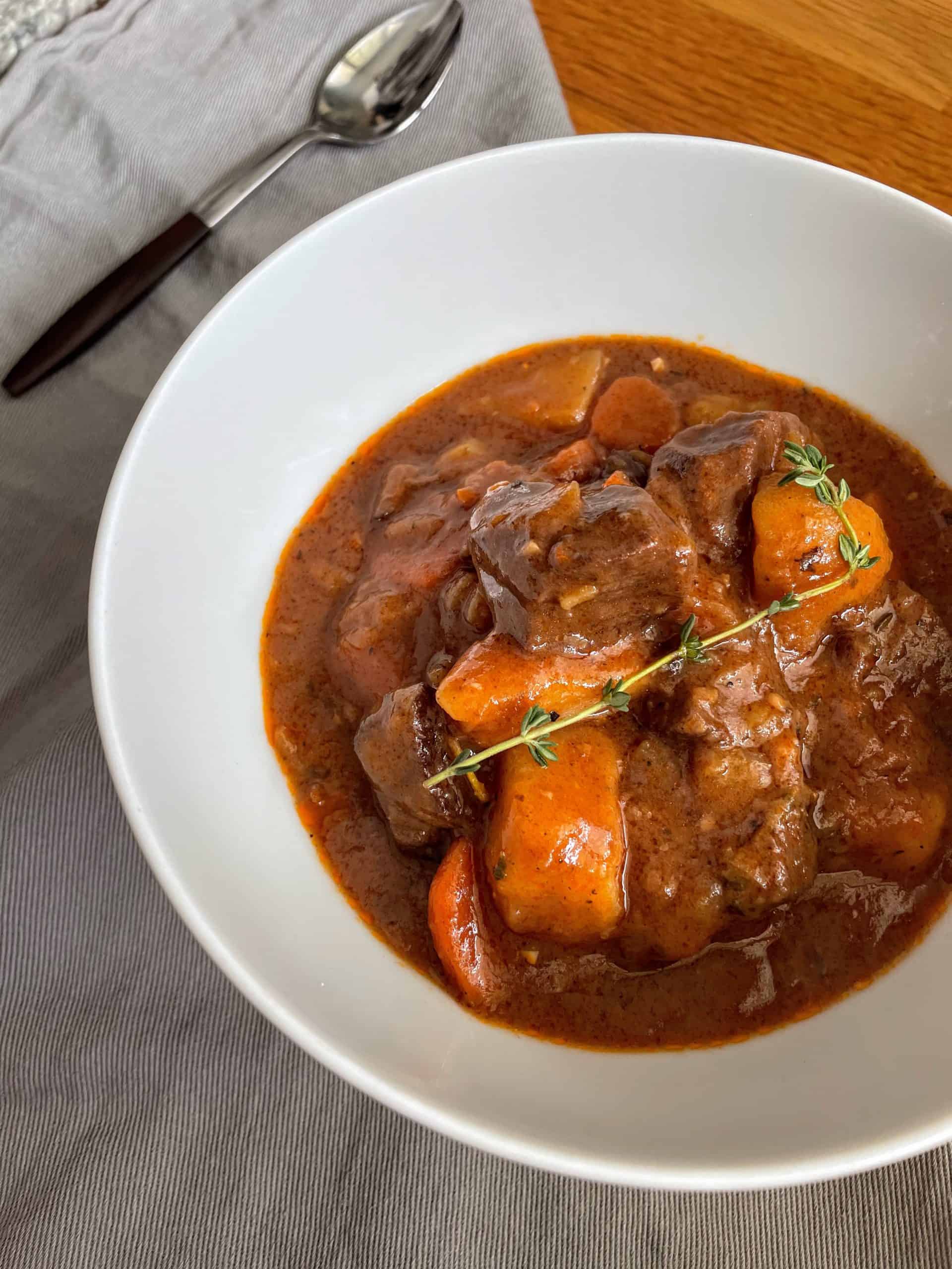 Beef Stew Plated