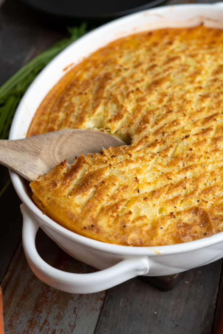 Shepherd's Pie with a Serving Spoon