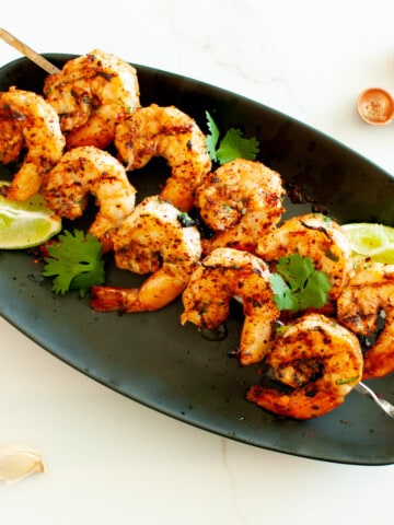 Spicy Grilled Grilled Shrimp on Skewers