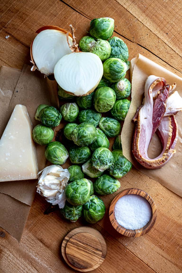 Ingredients to Make Smoked Brussels