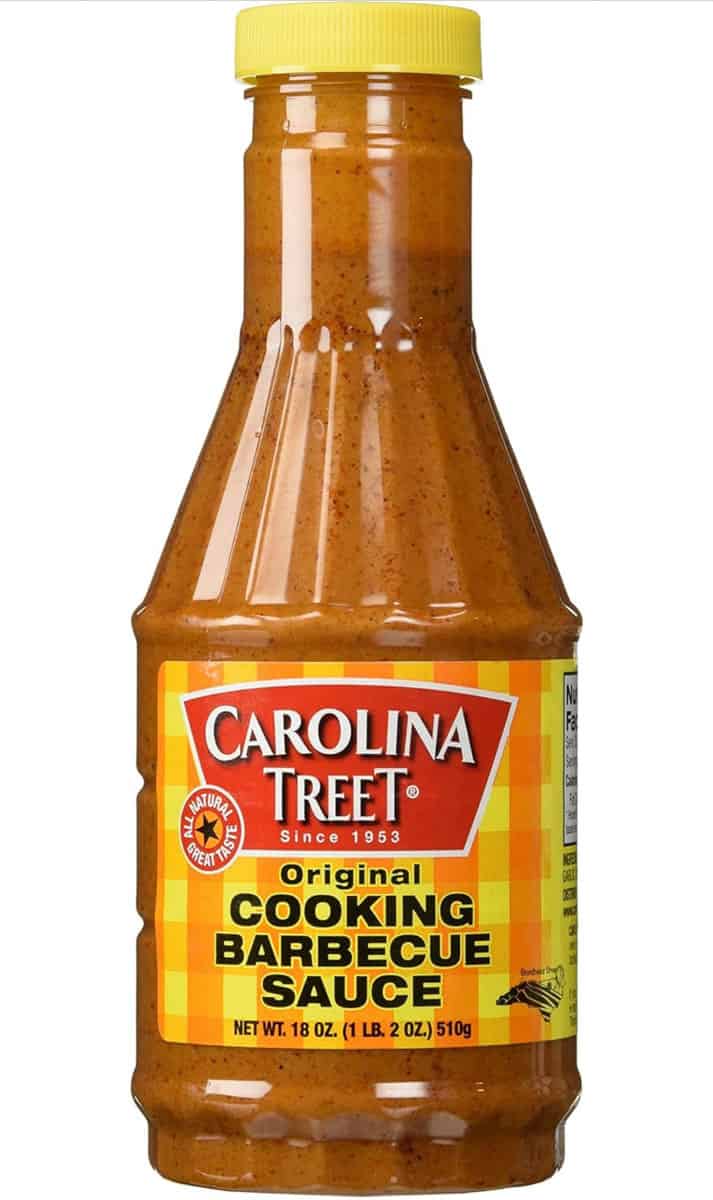 Bottle of Carolina Treet original cooking barbecue sauce