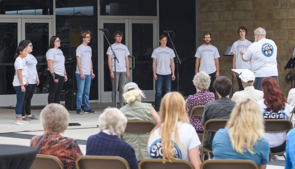 Chamber Voices singing at Music Fest