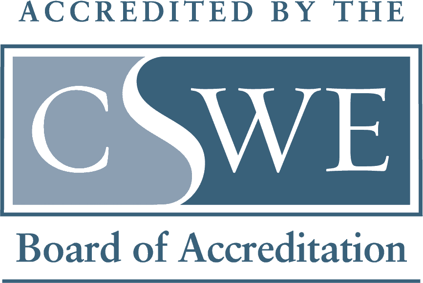 Council on Social Work Education accreditation logo 