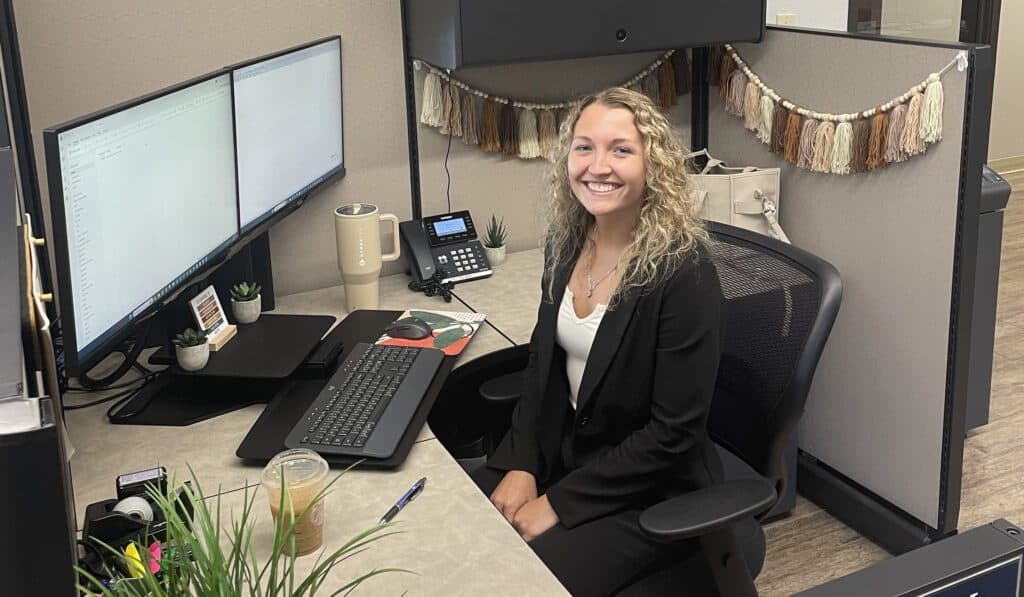 Kallie Cathcart, a graduate of Tabor College and its masters program