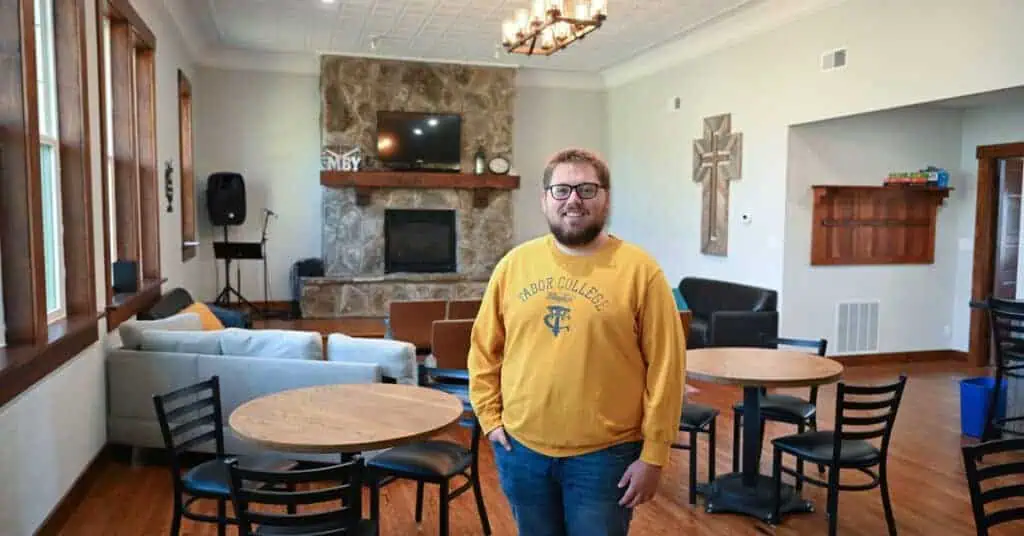 Cody Meyer former Tabor 20 student and now Ebenfeld MB pastor