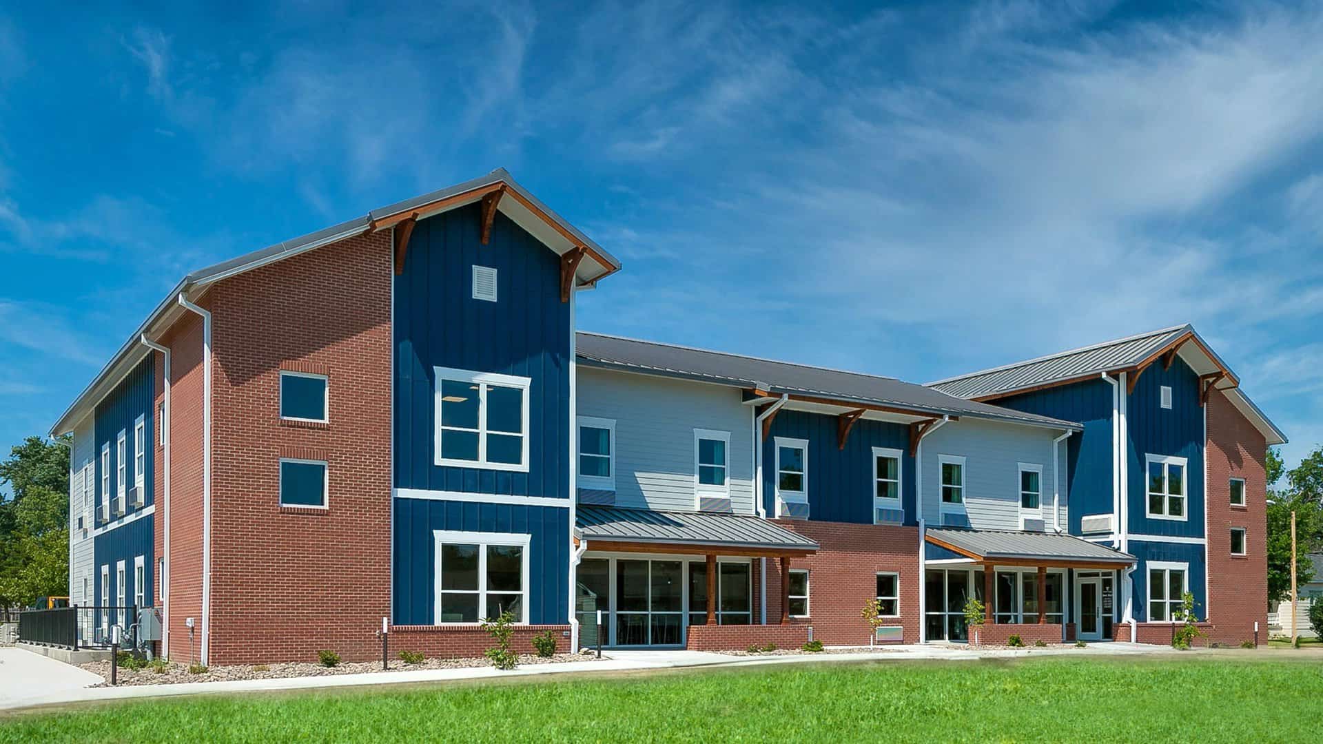 Completed Jost Hall photo on Tabor campus