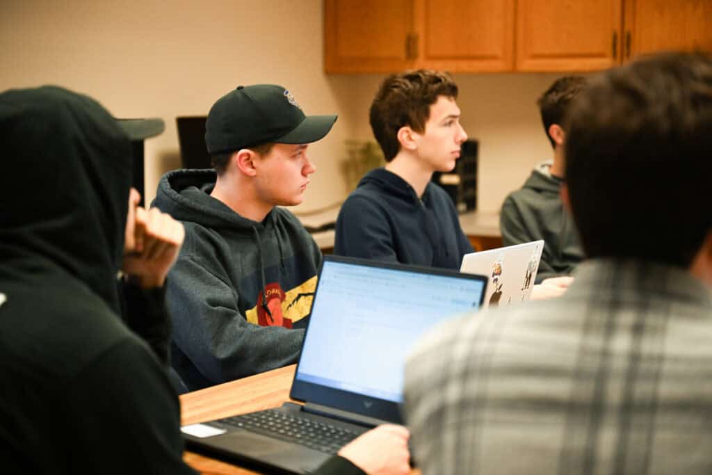 Computer Science students at Tabor College