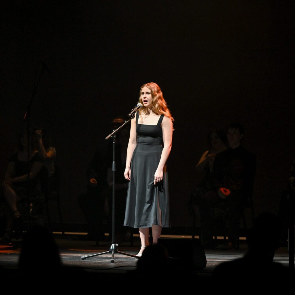 Theatre of Voices featuring female singer Rylie Driggers