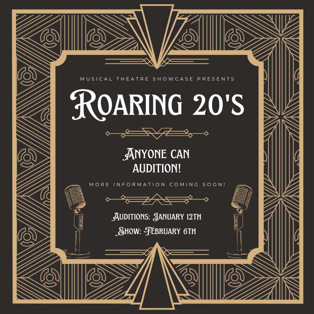 Tabor College Musical Theatre Showcase poster