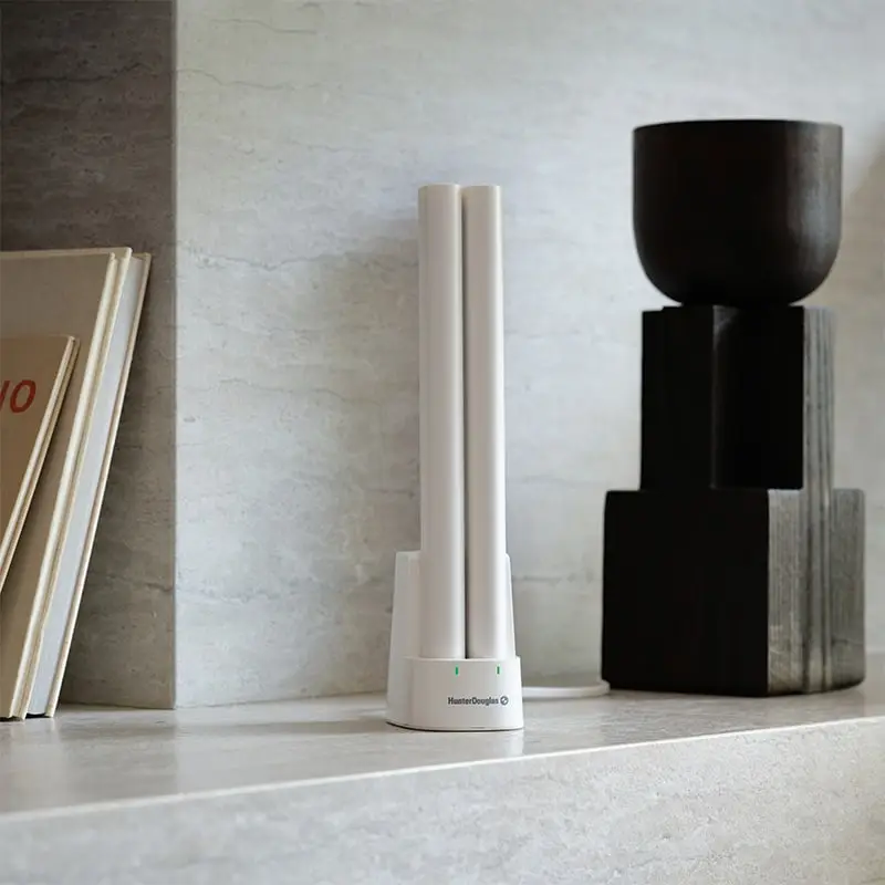 Elegant modern candle holder with white design for home decor.