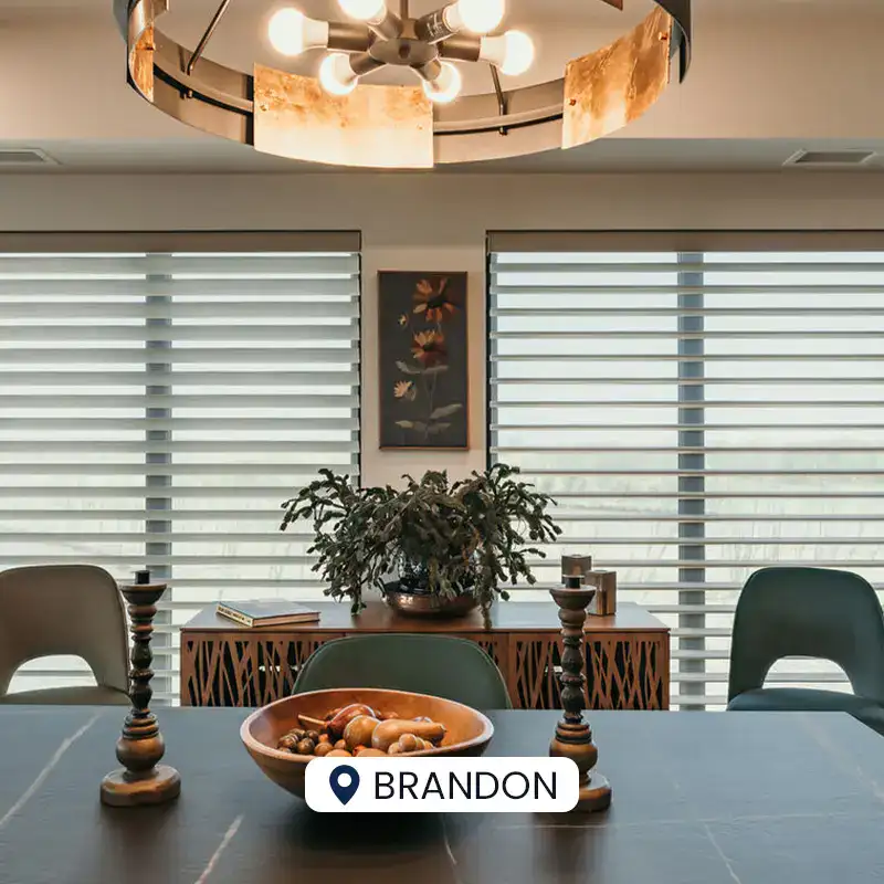 Elegant dining space featuring contemporary decor, natural light, and cozy ambiance.