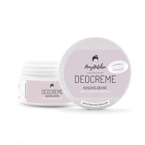 deocreme Kuscheldecke PonyHütchen natuurlijke deodorant