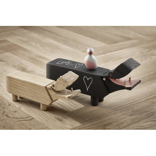 Kay Bojesen - Hippo Black - houten design object - Afbeelding 2