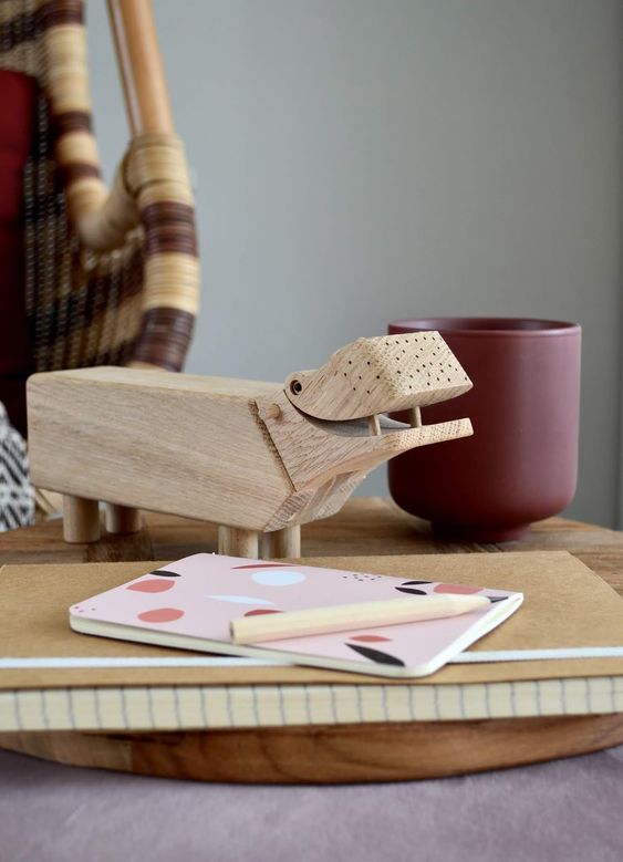 Kay Bojesen - Hippo - Houten Nijlpaard design object - Afbeelding 5