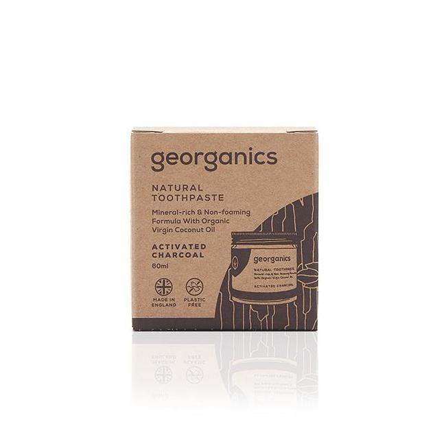 georganics toothpaste box