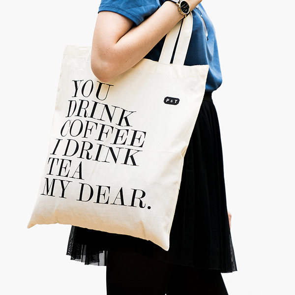 Paper & Tea - tote bag - I drink tea my dear - Afbeelding 2