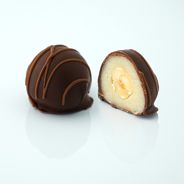 marsepein Loulou's Chocolate marsepeinchocoladeballetjes 100gr