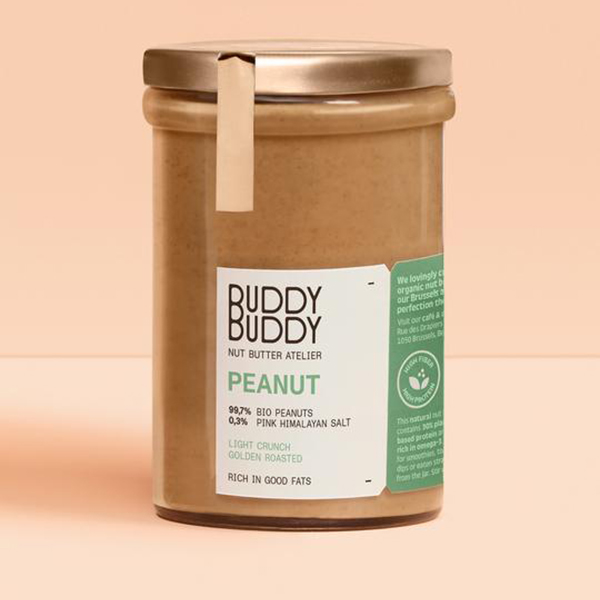 buddy buddy pindakaas vegan