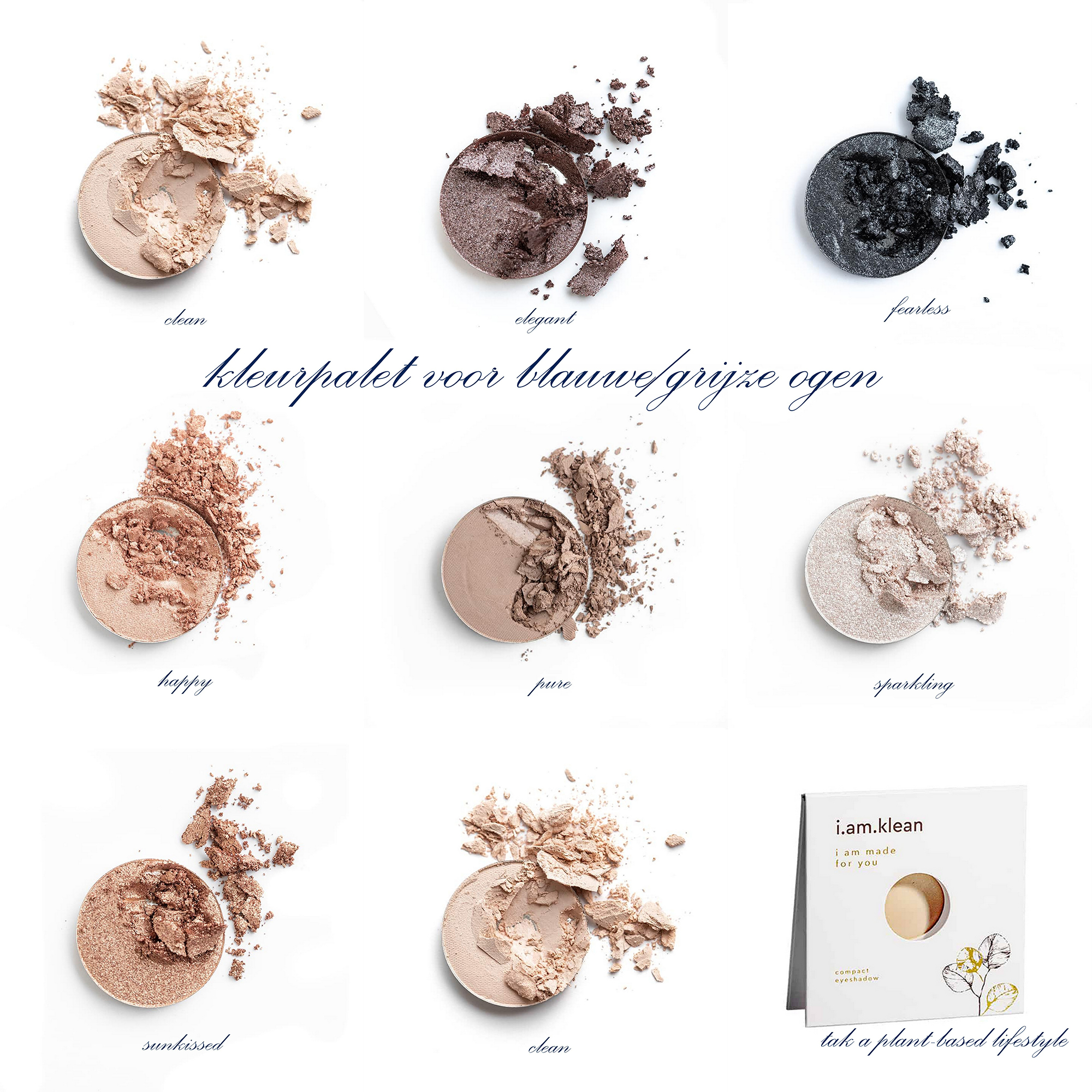 i.am.klean - Compact Mineral Eyeshadow - vegan compacte oogschaduw