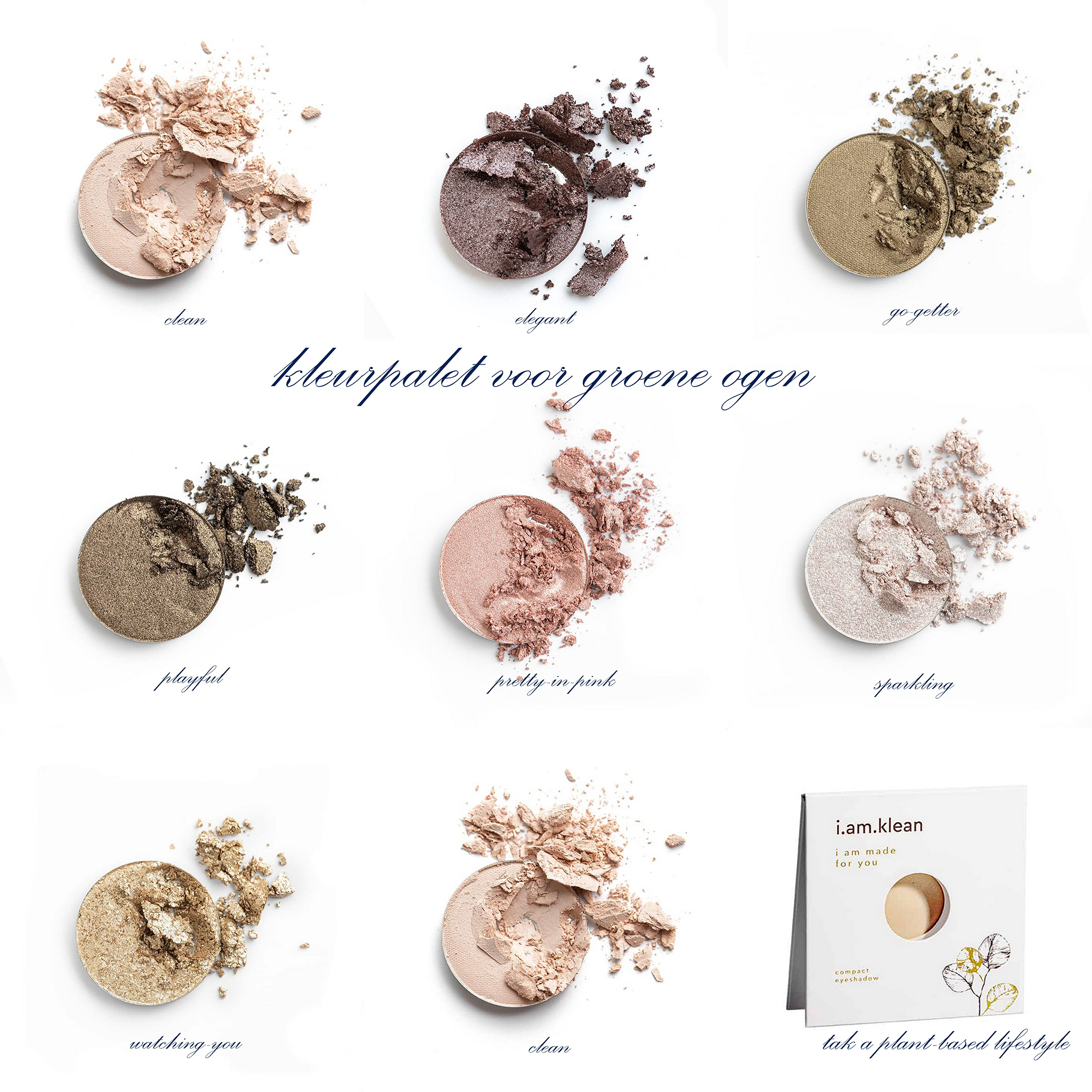 i.am.klean - Compact Mineral Eyeshadow - vegan compacte oogschaduw