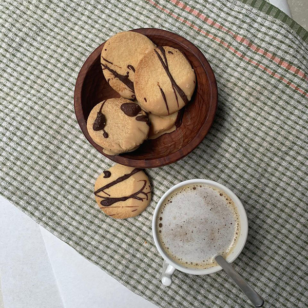 naduah vegan zandkoekjes met laagje chocolade 100gr lactosevrij