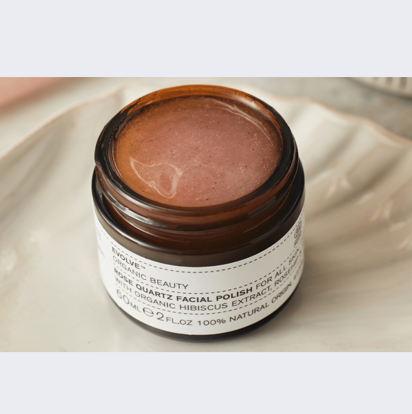Evolve Rose Quartz facial polish vegan gelaatsscrub