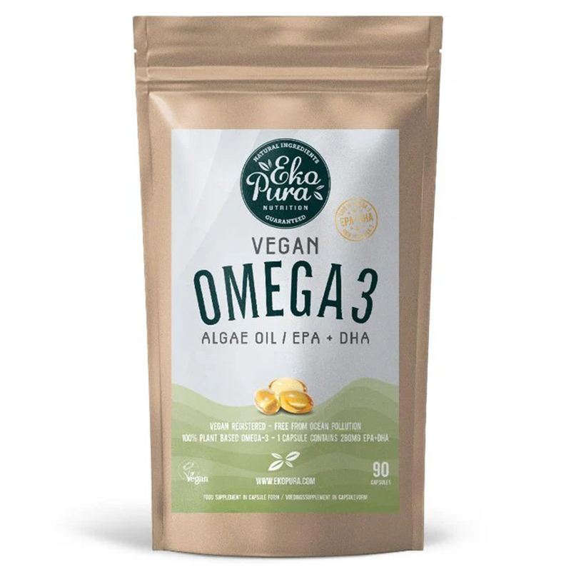 vegan omega 3 EPA + DHA vegan omega 3 supplement 90 caps