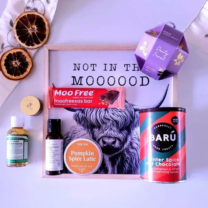 cadeaubox hygge vegan gift box voor self care