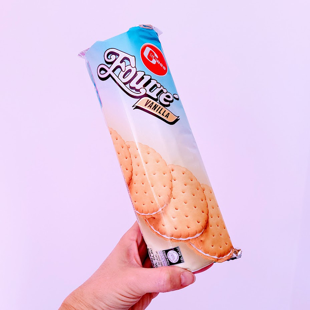 gross fourré vanilla vegan vanille fourré koeken 300gr