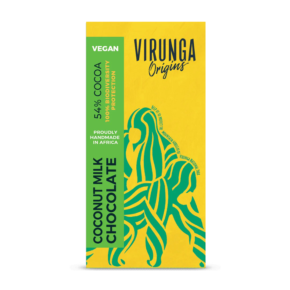 Virunga Origins Coconut Milk Chocolate vegan melkchocolade 100gr
