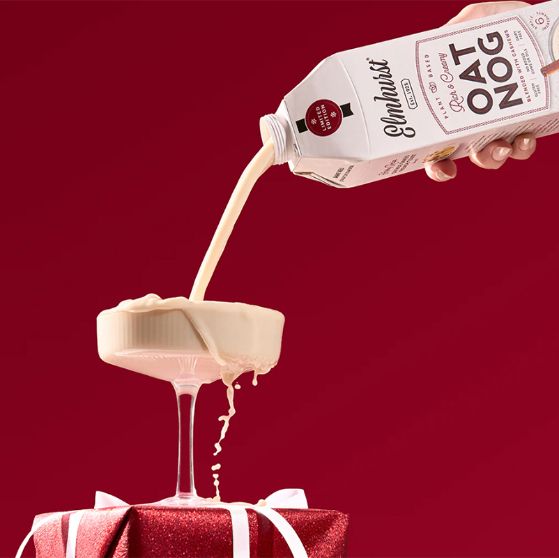 Elmhurst - OatNog - Holiday Special - vegan eierpunch, 946ml - Afbeelding 2